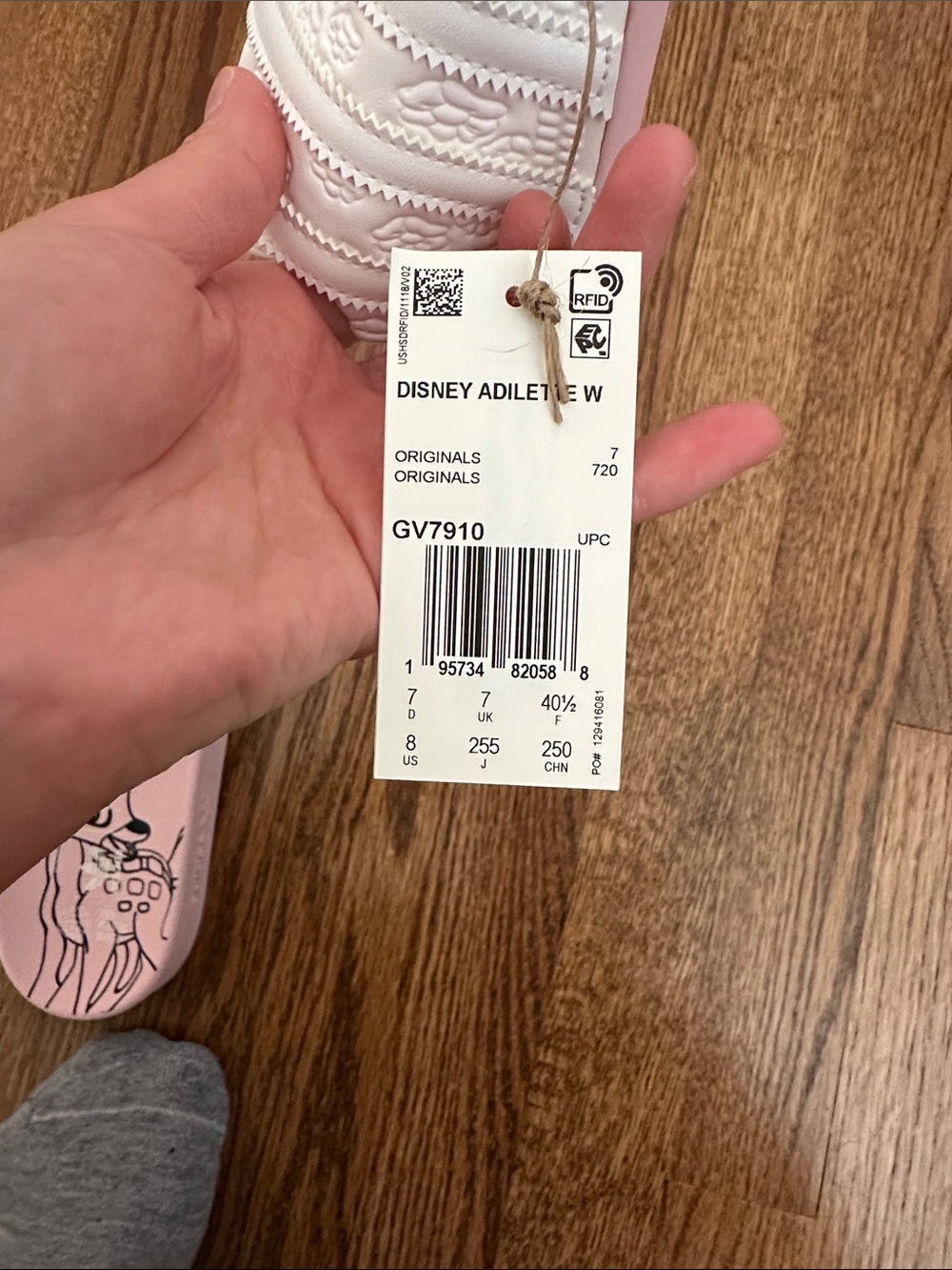 Adidas X Disney Adilette Bambi limited edition. No box. - Picture 4 of 4